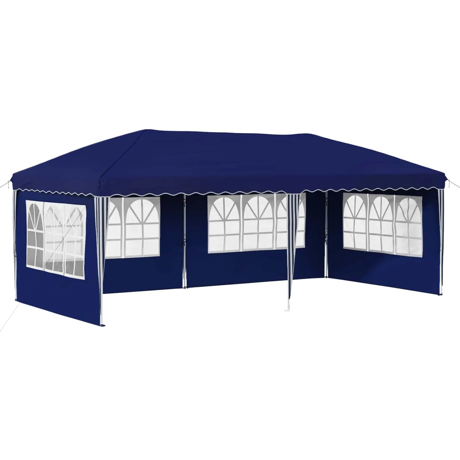 vidaXL Pop-Up Partyzelt 575 x 289 x 245 cm Blau 42019791