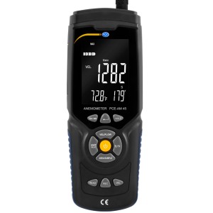 PCE Instruments Anemometer AM 45 zur präzisen Windmessung mit digitaler Anzeige.