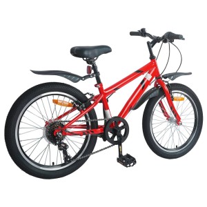 vidaXL Kinderfahrrad 24 Zoll 6-Speed für 8-12 Jahre Alt Rot 42009388