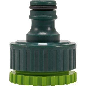 Kunststoff Schlauchverbinder, Teil des 4-tlg. Grundausstattungs-Sets für Gartenschläuche.