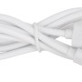 Weißes USB-Kabel für Globo Sarima Tischleuchte, Nahaufnahme.