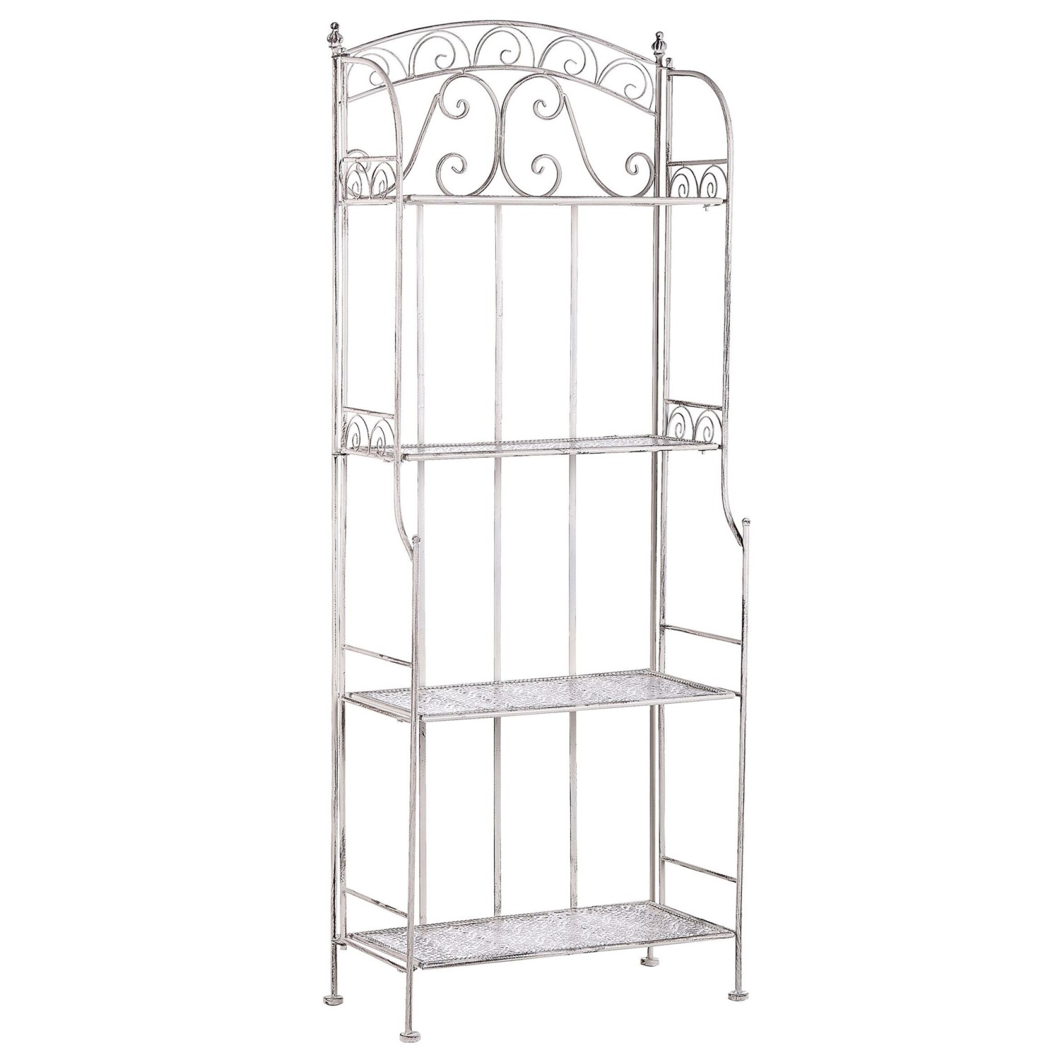 Beliani Badezimmerregal PADUA Cremeweiß 32x61x156 günstig online kaufen