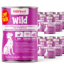 Supravit Hundenassfutter mit Wildfleisch Gemüse und Nudeln