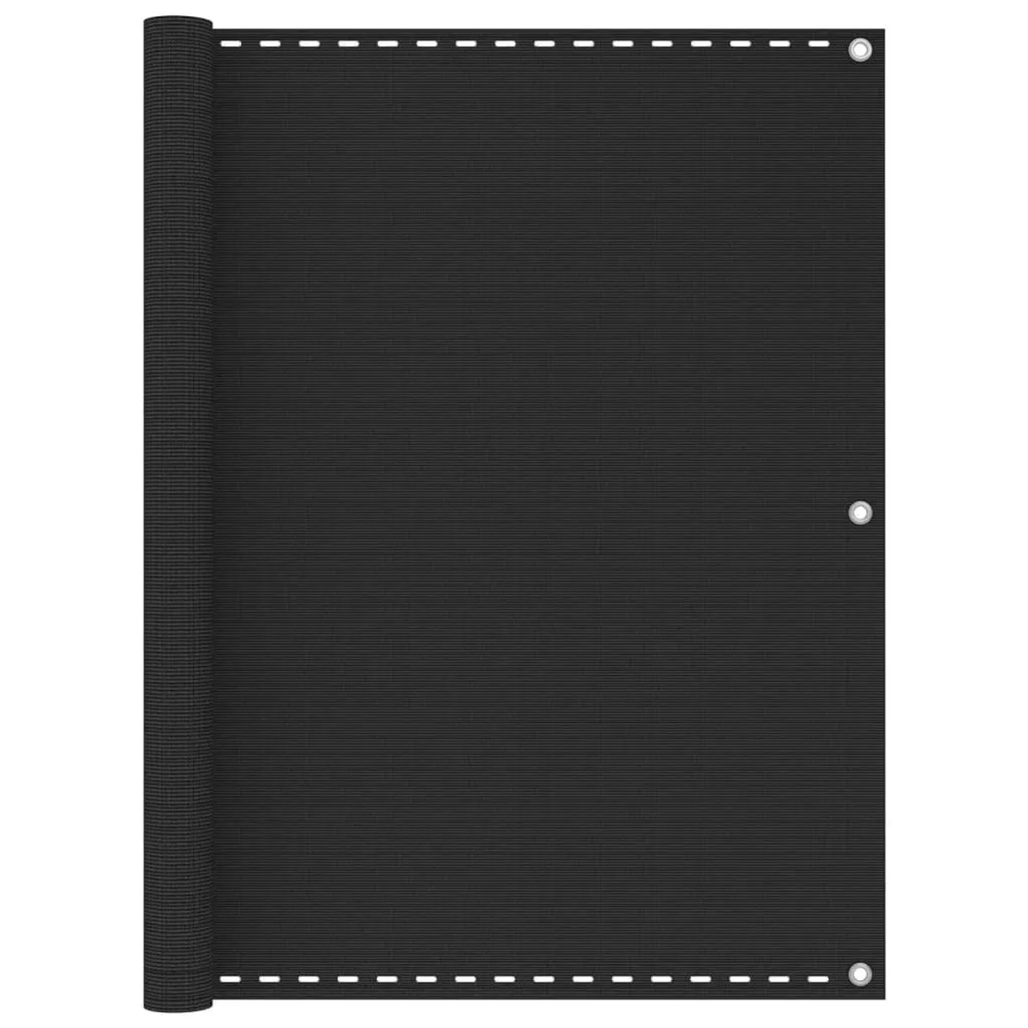 vidaXL Balkon Sichtschutz Anthrazit 120x600 cm HDPE 310847