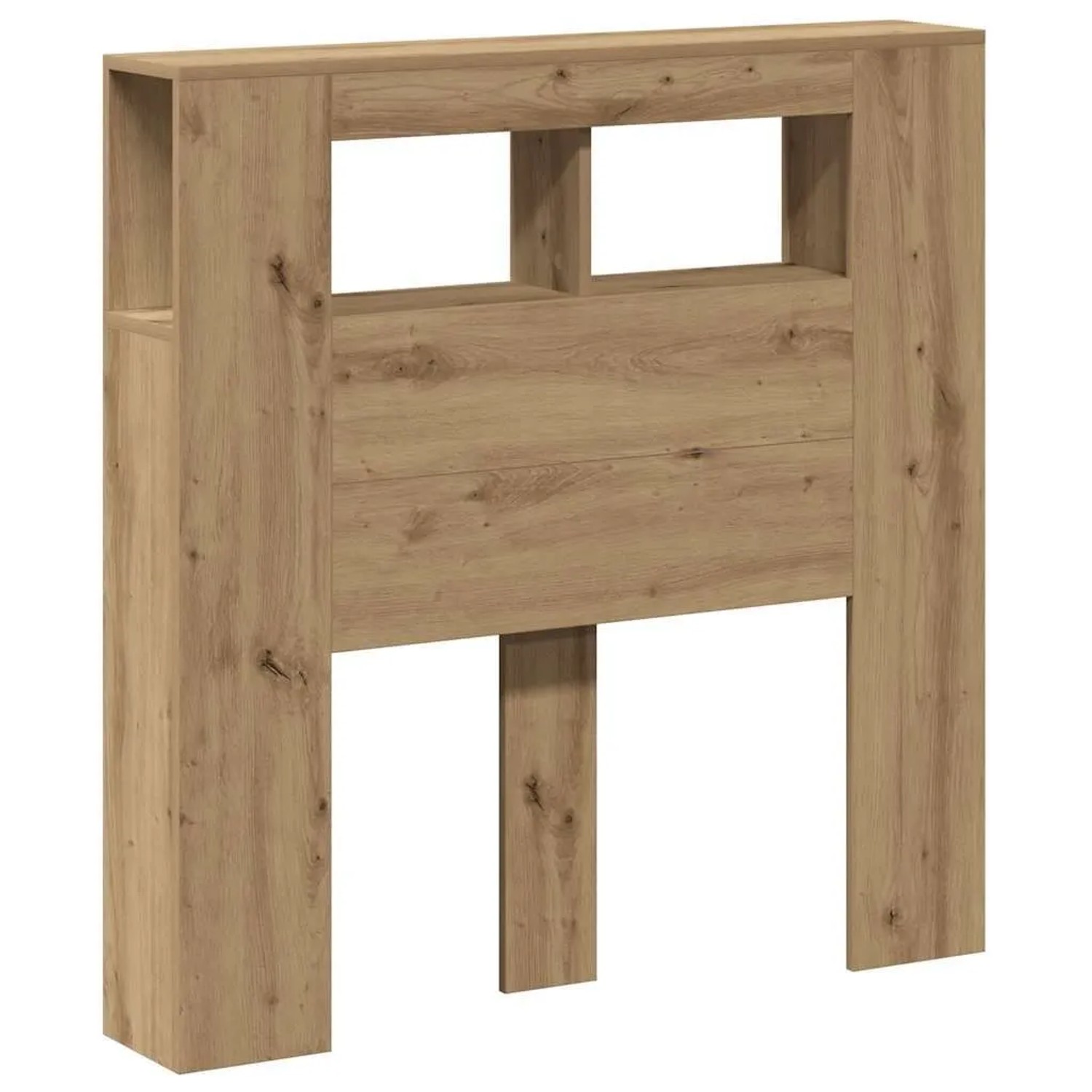 vidaXL LED-Kopfteil Artisan-Eiche 100x18,5x103,5 cm Holzwerkstoff 857683