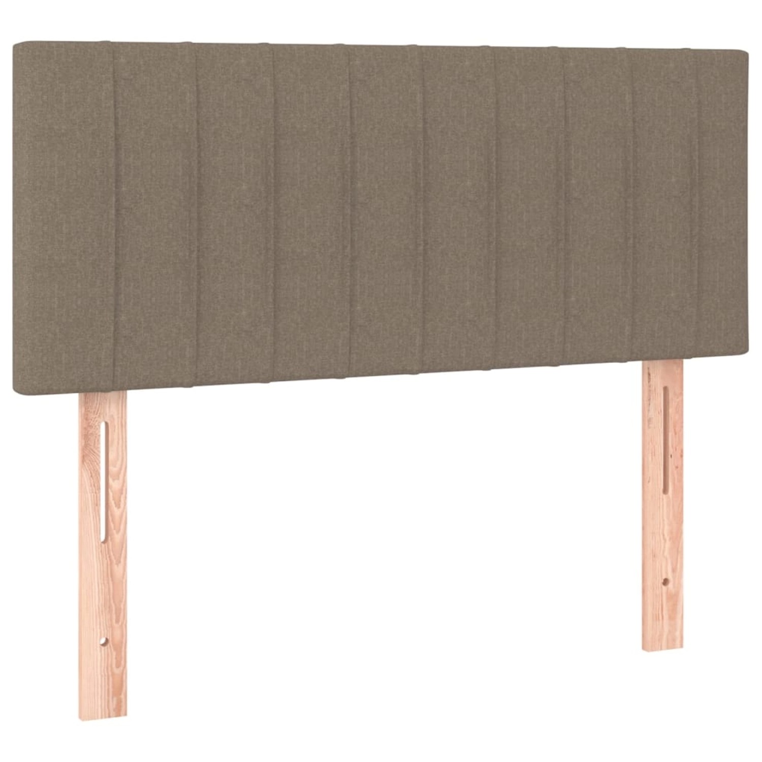 vidaXL LED Kopfteil Taupe 90x5x78/88 cm Stoff 3121836