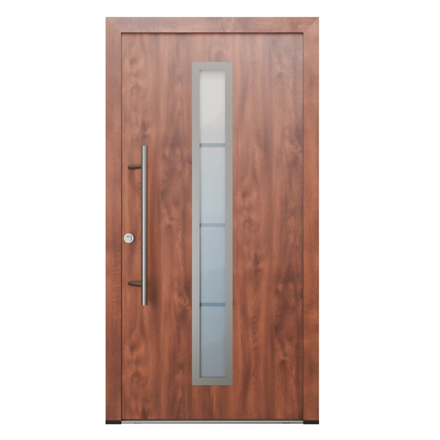 FM Türen AS68 Modell 01 1000 x 2000 Nussbaum Links Innen Beschläge Set 13 Glas 20