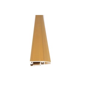 Dalsys Kabelkanal Fußboden, 1m, Aluminium, Gold. Kabeldurchführung für Elektroinstallationsmaterial.