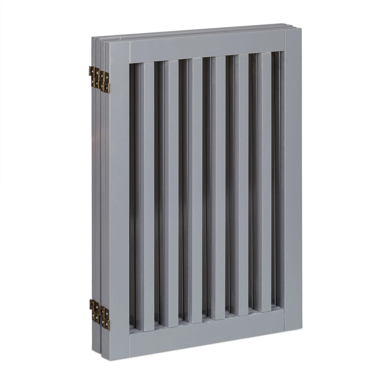 Relaxdays Absperrgitter 4-teilig MDF Grau Verstellbar 70 cm x 207 cm x 30 cm 11,6 kg