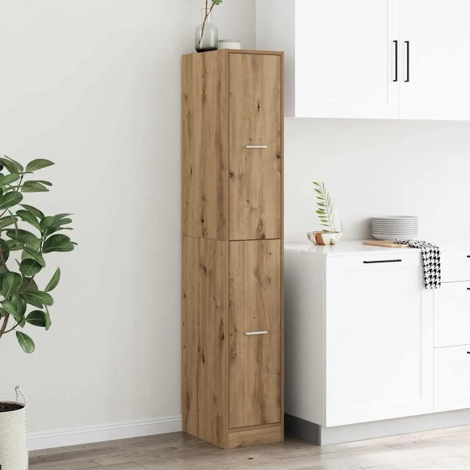 vidaXL Apothekerschrank Artisan-Eiche 30x41x174,5 cm Holzwerkstoff 3309635_2