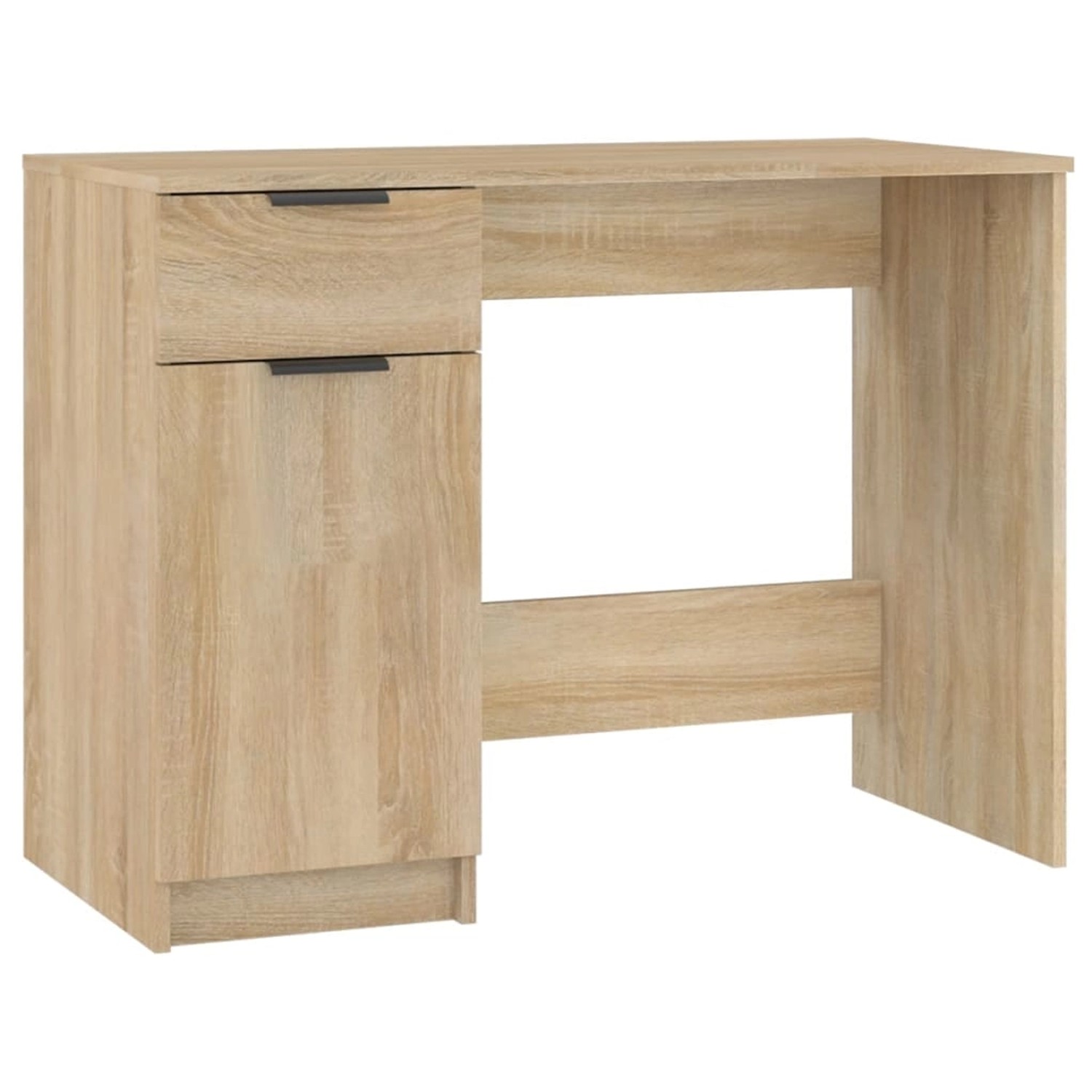 vidaXL Schreibtisch Sonoma-Eiche 100x50x75 cm Holzwerkstoff 811496 günstig online kaufen