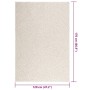 vidaXL Teppich ZIZUR Creme 120x170 cm Jute-Optik Indoor und Outdoor 4010377_9