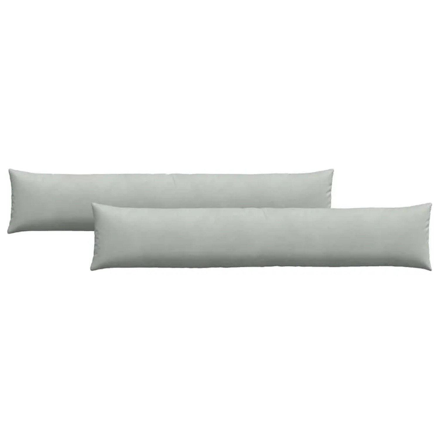 vidaXL Sofakissen 2 Stück Hellgrau 200 x 40 cm Cordstoff 42013885