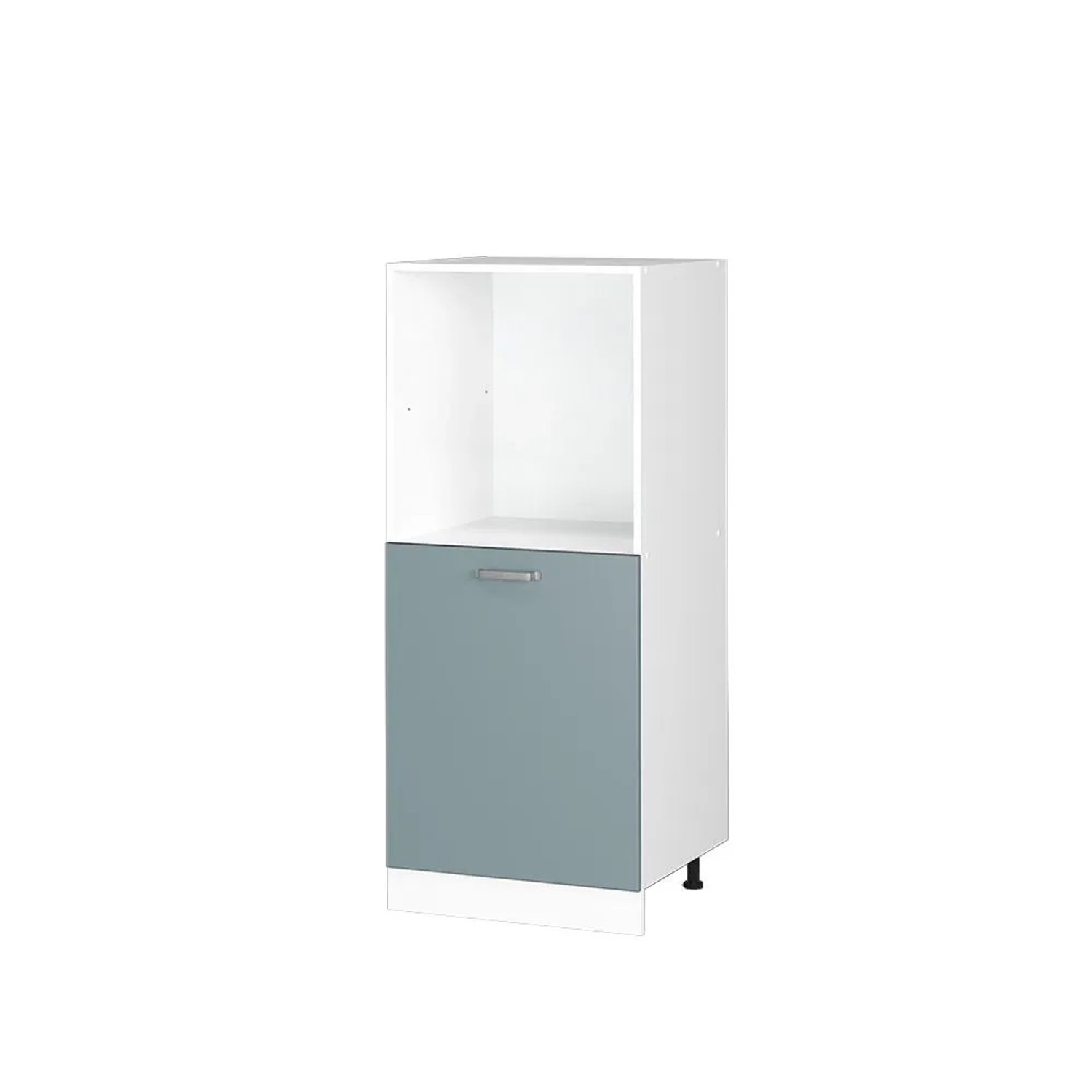 Vicco Herdumbauschrank R-Line Herdschrank Blau-Grau Weiß 60 cm