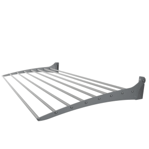 Foxydry Wand Wäscheständer Nach Unten Klappbar Platzsparend 62 cm Grau