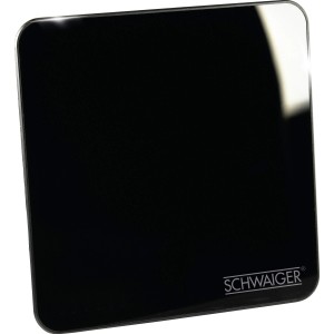 Schwarze Schwaiger DVB-T Zimmerantenne für digitalen TV-Empfang.