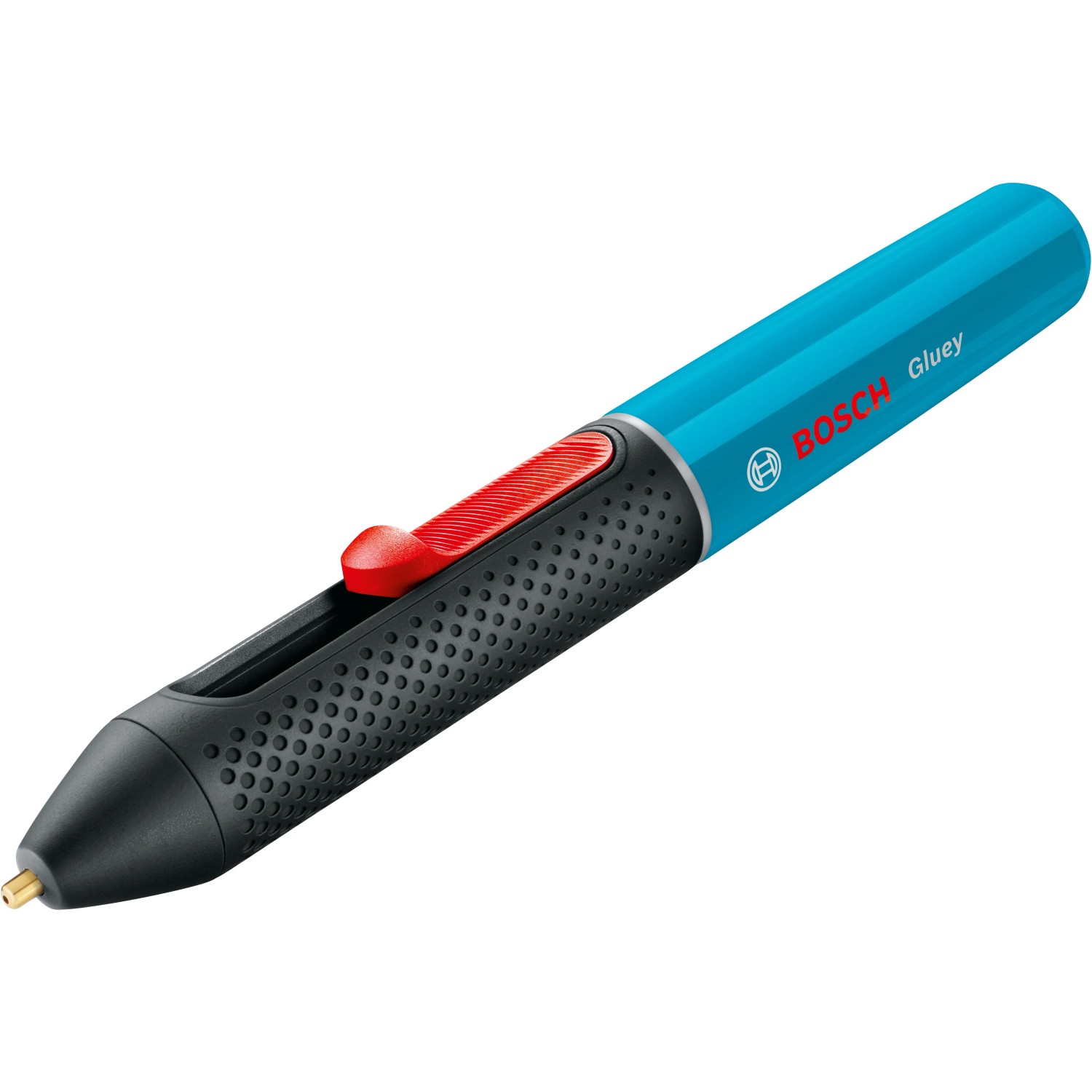 Bosch Gluey Heißklebestift in Lagoon Blue: Kabelloser Klebestift für Bastelprojekte.