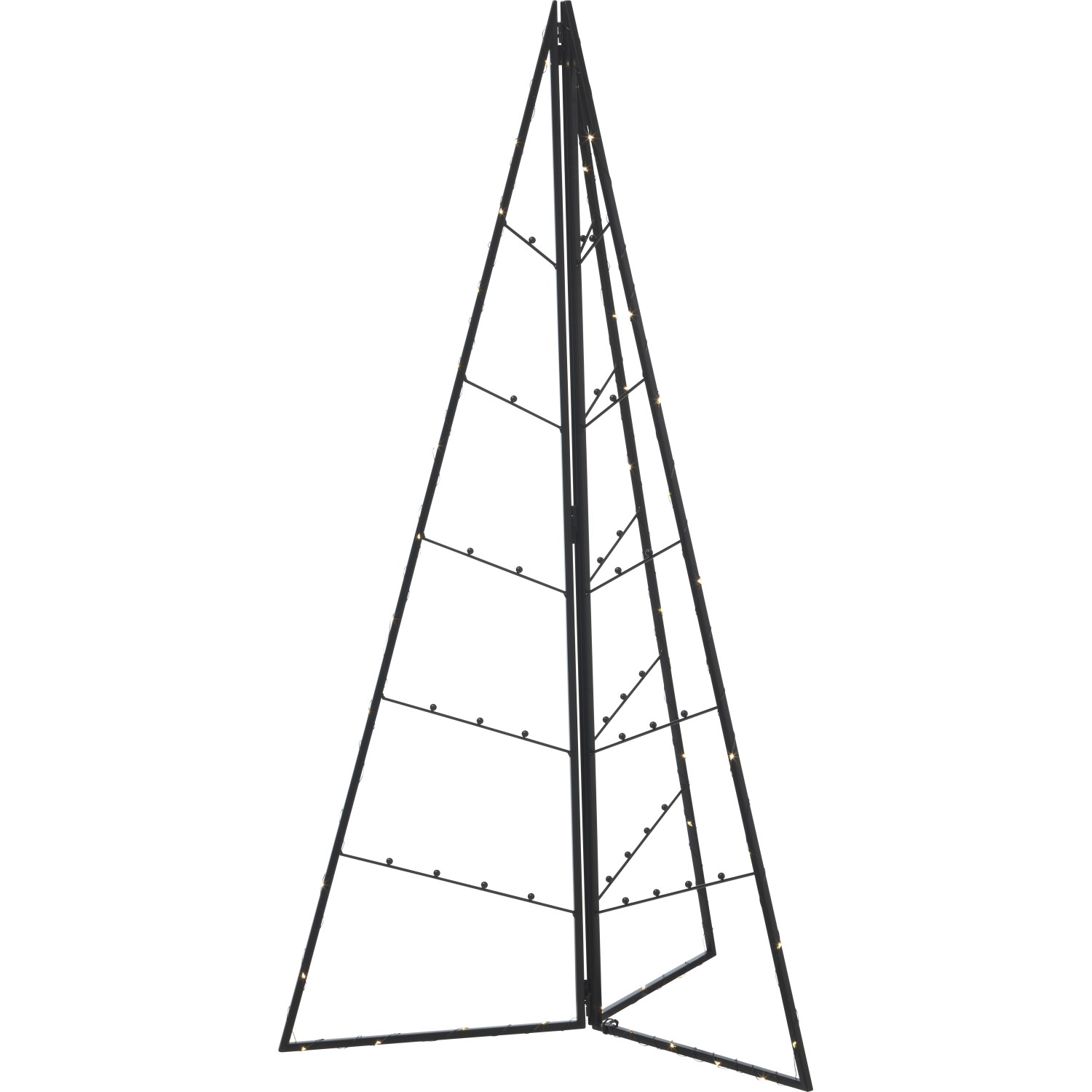 LED-Baum Eisen Schwarz 60 cm x 31 cm x 100,5 cm