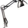 Verchromte Tischleuchte Henry, flexibel verstellbare Schreibtischlampe.
