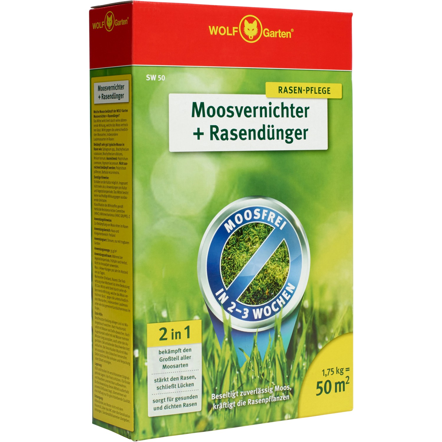 WolfGarten Moosvernichter und Rasendünger 2in1 SW 50 1,75 kg kaufen