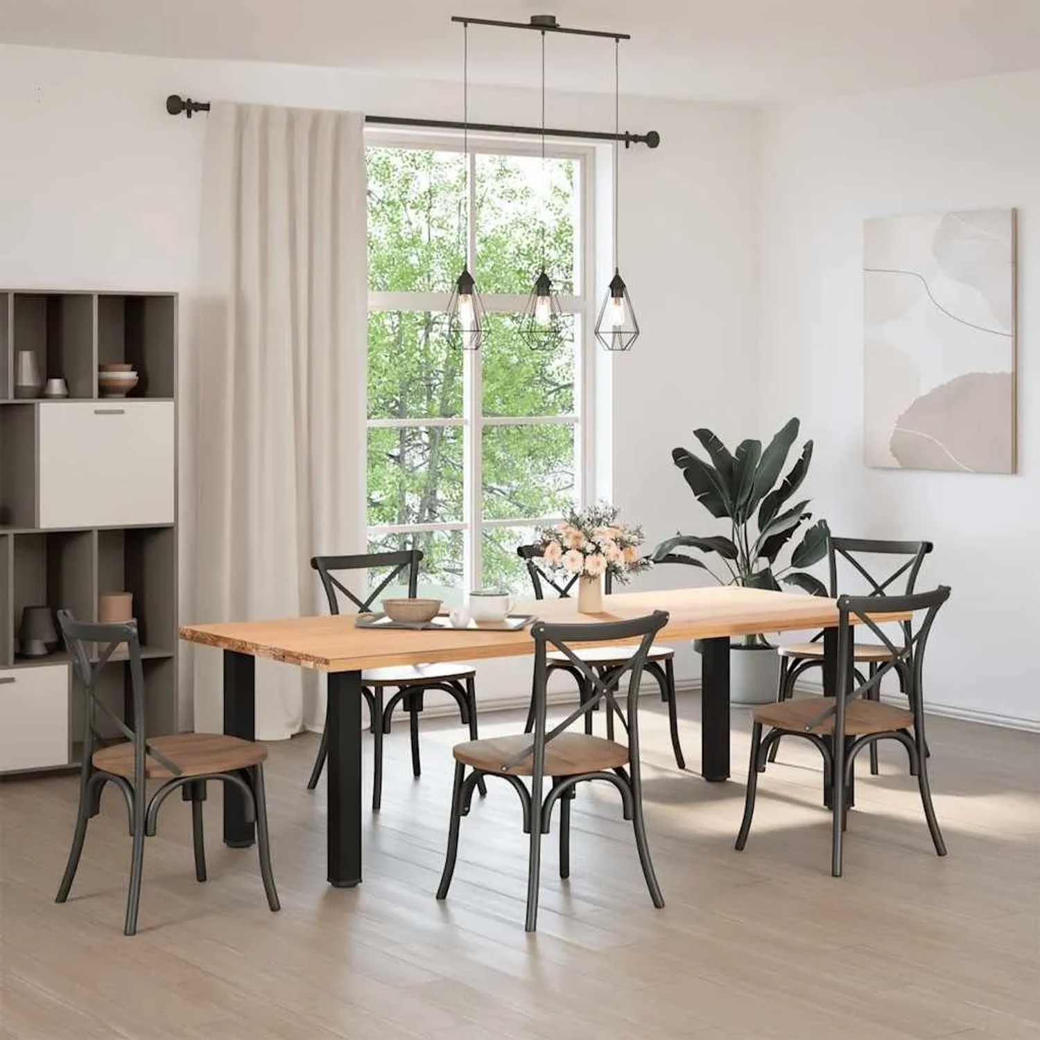 vidaXL Konsolentischbeine, 4 Stk, schwarz, 72-74 cm, Stahl für DIY Möbelbau.