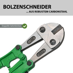 TRUTZHOLM Bolzenschneider 750mm, Seitenschneider mit gehärteten Backen.