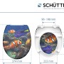 Schütte WC-Sitz Sea Life mit Absenkautomatik und Fisch-Motiv.