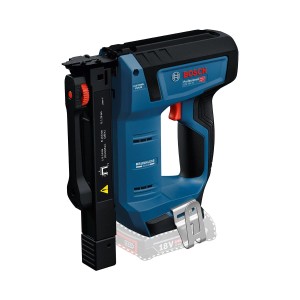 Bosch Professional GTH 18V-14 Akku-Holzklammerer in Blau und Schwarz.