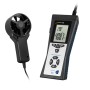 PCE Instruments Anemometer VA 11: Flügelrad-Anemometer zur Messung von Luftgeschwindigkeit und Temperatur.