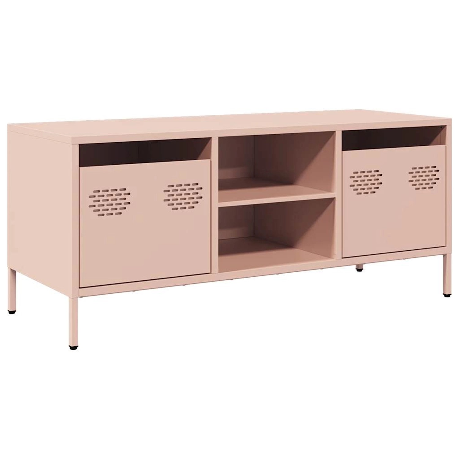 vidaXL TV-Schrank Rosa 101,5x39x43,5 cm Kaltgewalzter Stahl 851299