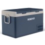 Igloo Kompressor-Kühlbox ICF80DZ, 78 l, Schiefer. Tragbare Kühlbox mit zwei Zonen und separaten Fächern.