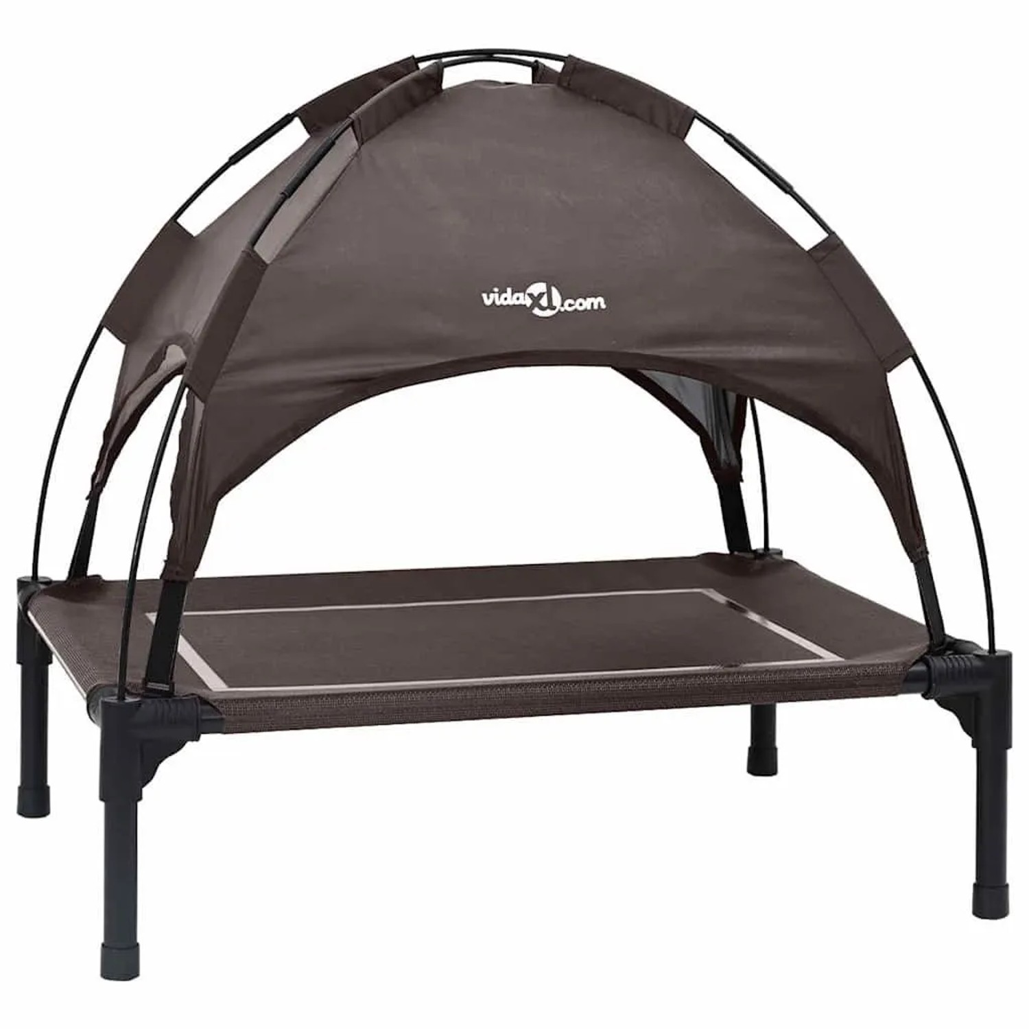 vidaXL Hundebett Braun 71 x 64 x 71 cm Stahl 42008190
