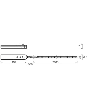 Osram LED-Streifen Flex mit Bewegungssensor, 200cm Länge. Ideal zur flexiblen Beleuchtung im Innenbereich.