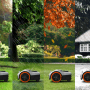 Segway Navimow Mähroboter i105E: Jahreszeiten im Garten, kabellos mähen im Frühling, Sommer, Herbst und Winter.