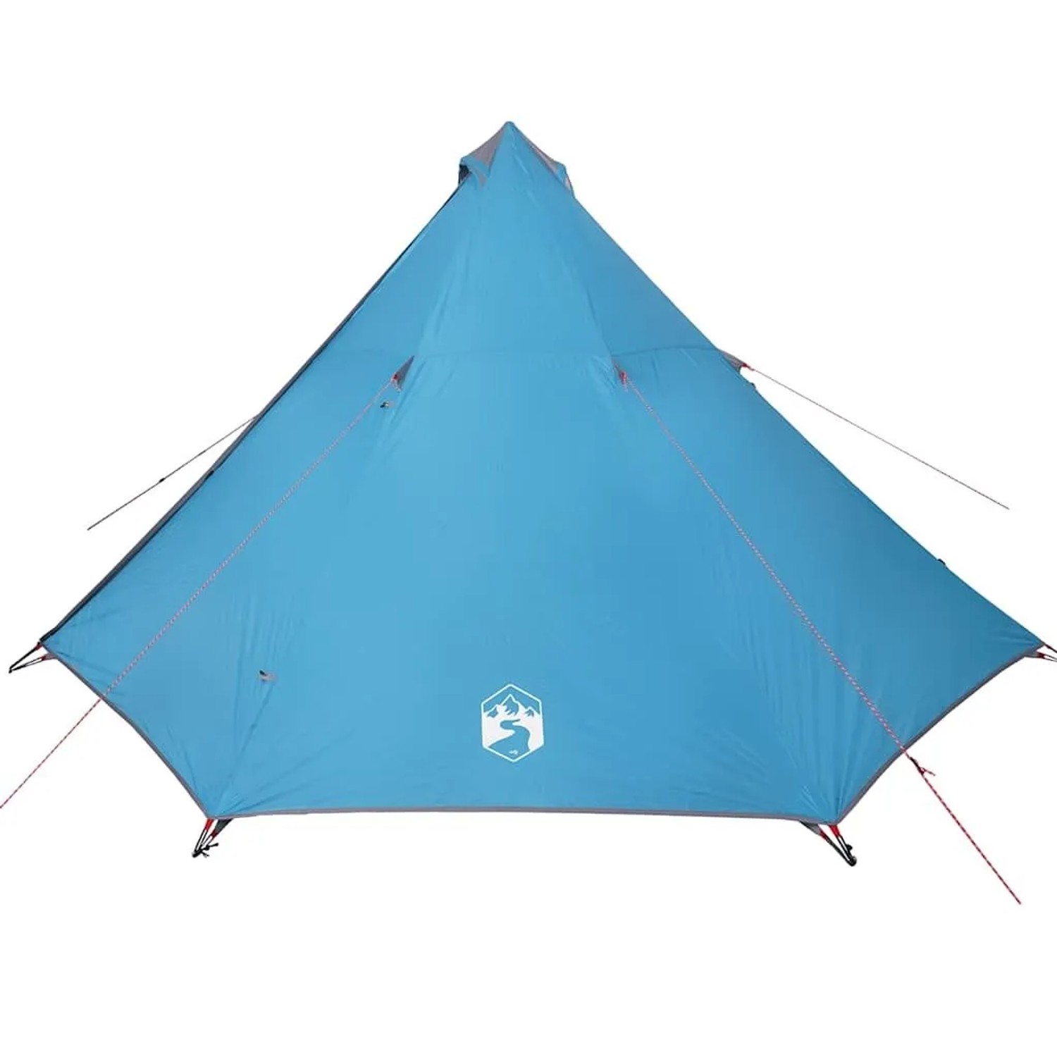 vidaXL Tipi-Familienzelt 8 Personen Blau Wasserdicht 94583