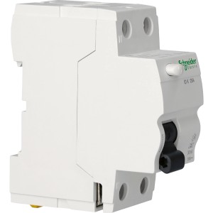 Schneider Electric Fehlerstromschutzschalter, 2-polig, 25A, für erhöhte Sicherheit.