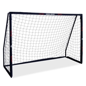 CCLIFE Fussballtor Outdoor 240cm mit Torwand für Garten Training und Spiel für Erwachsene und Kinder 240x85x160cm