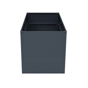 Weka Metall-Hochbeet Gary L 150 cm x 75 cm x 77 cm Anthrazit