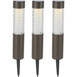 Solar-LED-Dekoleuchte Isili 4er-Set Ø 5,5 cm x 37,5 cm