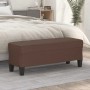 vidaXL Sitzbank Braun 100x35x41 cm Kunstleder 349461_2