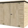 D+J Fahrradgarage Bike Box aus Holz mit Doppeltür, 180x88x161cm.