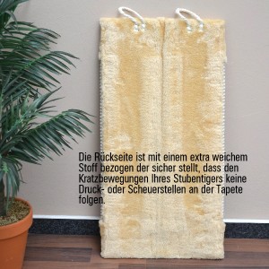 Beiger Sisal Kantenschutz für Katzen, 50x22cm, zum Schutz von Ecken und Wänden.