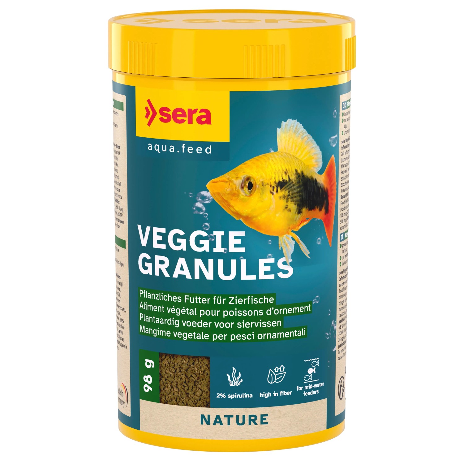 Sera Fischfutter-Granulat Veggie Granules 250 ml 98 g
