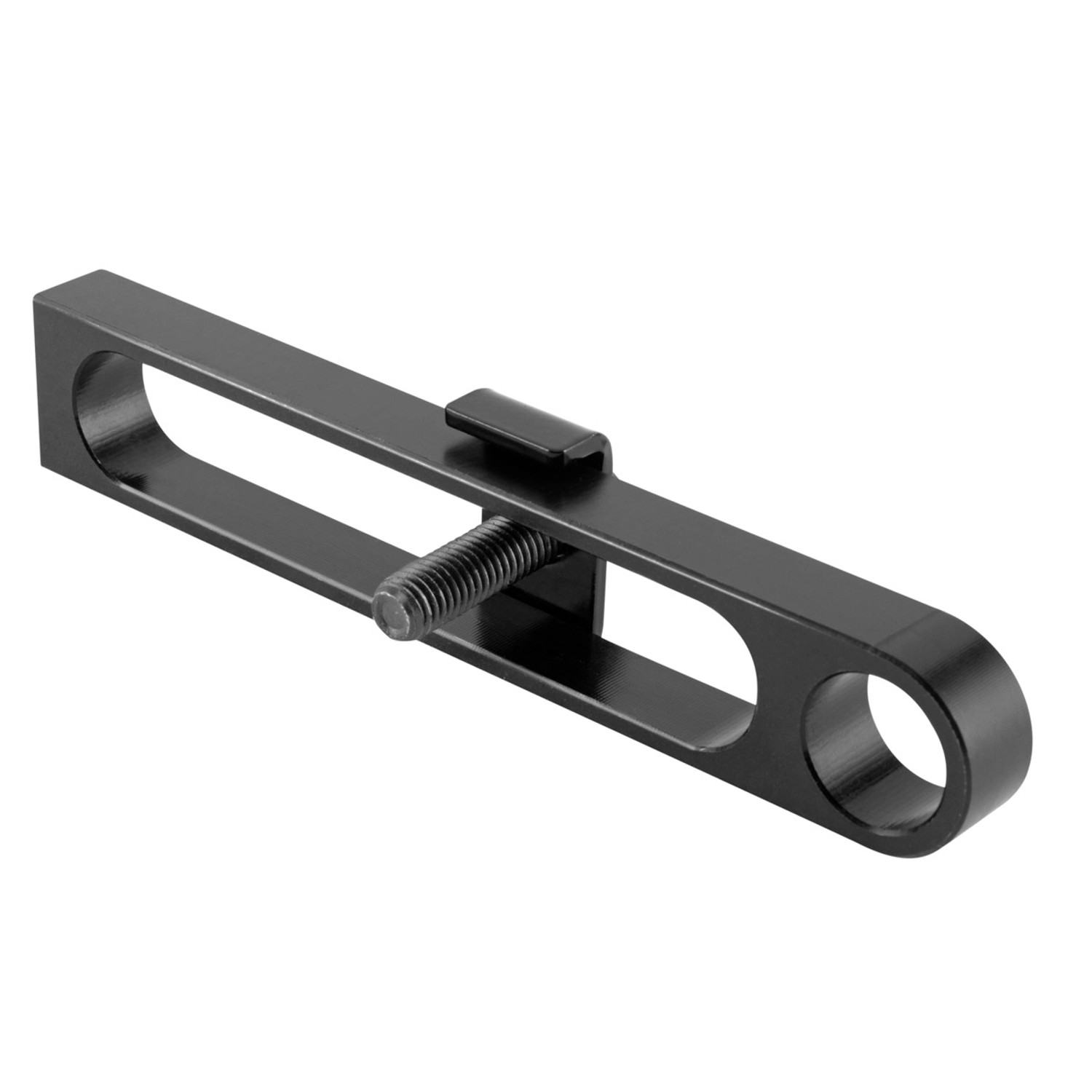 STAHLWERK Anschlag für Schweißtische D22 Lochsystem, variable Befestigungslösung aus Stahl, brüniert.