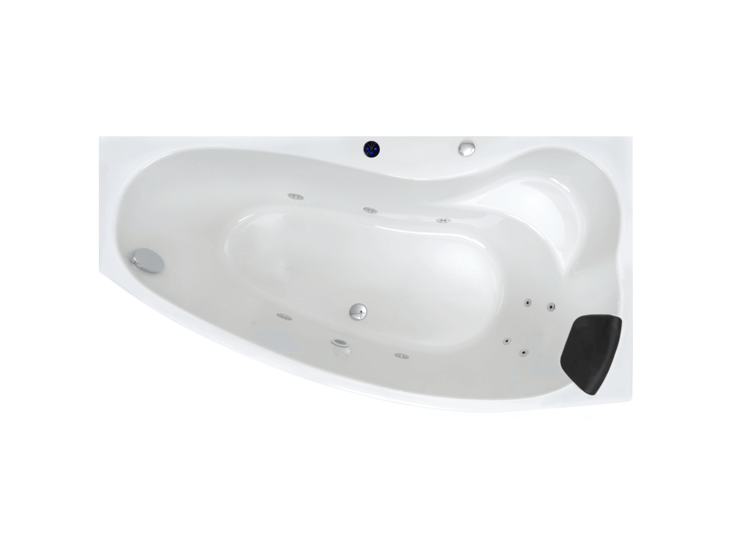 QWORK Badewannentablett Erweiterbar - Transparentes Baderegal 56-81cm Verstellbar