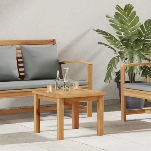 vidaXL Couchtisch Braun 45 x 45 x 36 cm Teak-Massivholz 42002297