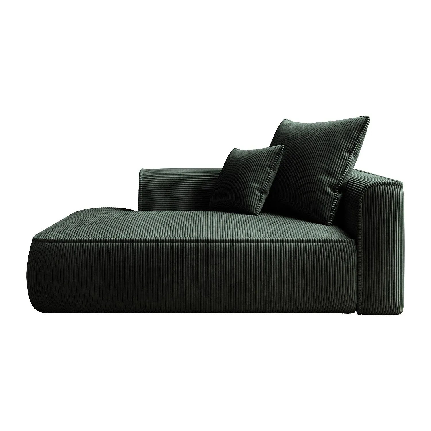 Vente-unique Recamiere Ohne Schlaffunktion Pineta Grün 180 cm