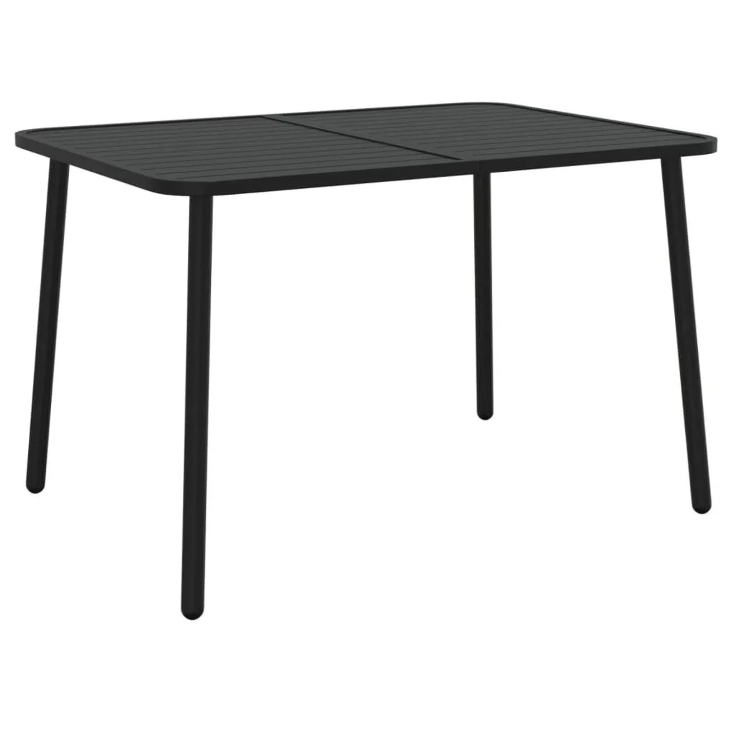 Furnicato Gartentisch Anthrazit 110x80x71 Cm Stahl