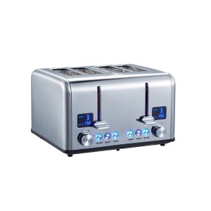 Steinborg SB-2080 Edelstahl Toaster 4 Scheiben 1630W