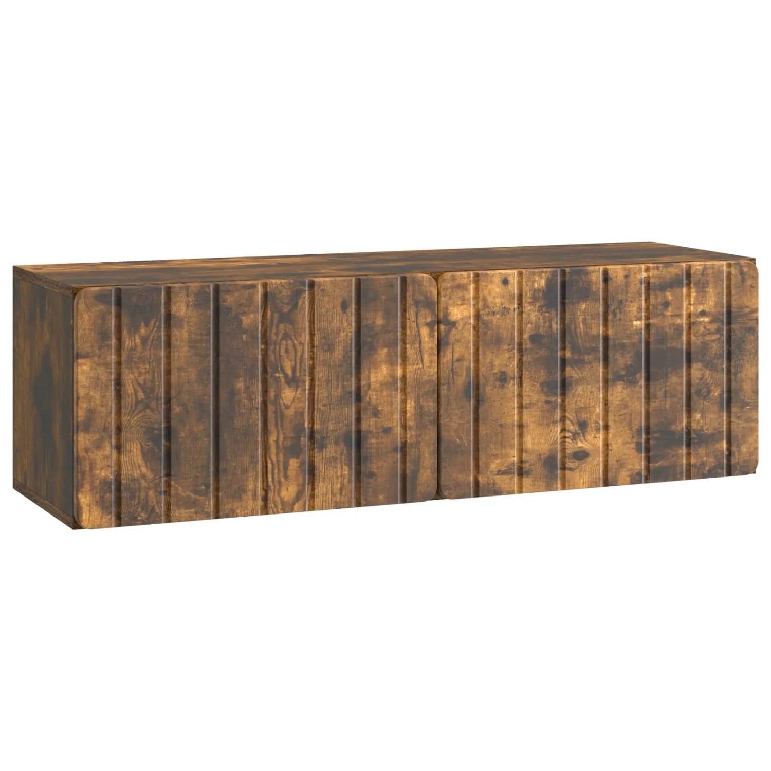 vidaXL Wandmontierter TV-Schrank Geräucherte Eiche 98 x 31 x 30 cm 898390